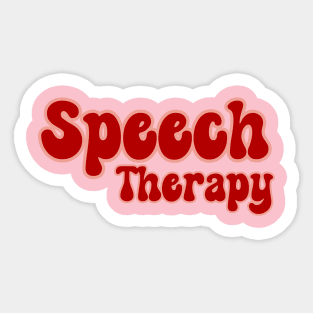 Speech therapy, Team speech, speech pathology, slp, slpa, speech therapist Sticker